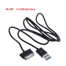 1M USB 3.0 USB Data Sync Charging Cable for Huawei Mediapad 10 FHD Tablet