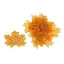 200x Artificial Fall Leaves Wedding Favor Autumn Maple Leaf Decor Red,Yellow