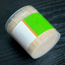 1000pcs Party Toothpick Restaurant Stick Bamboo Double Head Cylindrical Boxed