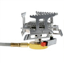 Ultralight Outdoor Camping Stove Gas- Stove Cookout Butane Burner wi E9U2