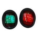 2x LED Marine Boat Navigation Lamp Red&Green Universal for Yacht Caravan
