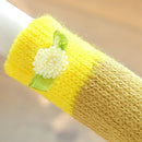 4Pcs Chair Leg Socks Cloth Floor Protection Knitting Wool Socks Anti-Slip T O3A1