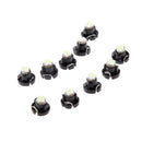 10 x T3 Neo Wedge White Car Instrument Cluster Panel Lamps Gauge LED Bulbs