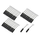 32 Pieces Outdoor TV Antenna 300 to 75 Ohm Matching Trans-former Balun