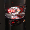 Mini Diamond LED Fishing Squid Fish Lure Light Flashing Lamp Red A