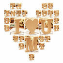 Wooden Alphabet Craft CAFE Letter Plaque Wall Hanging Wedding Decoration