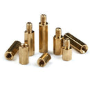 1X(300Pcs M2 Copper Female/Male Spacing Screws Pillar Stand Off Hex Column