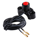 Red Motorcycle ATV Push Button Engine Stop Kill On-Off Switch For 22mm Bars