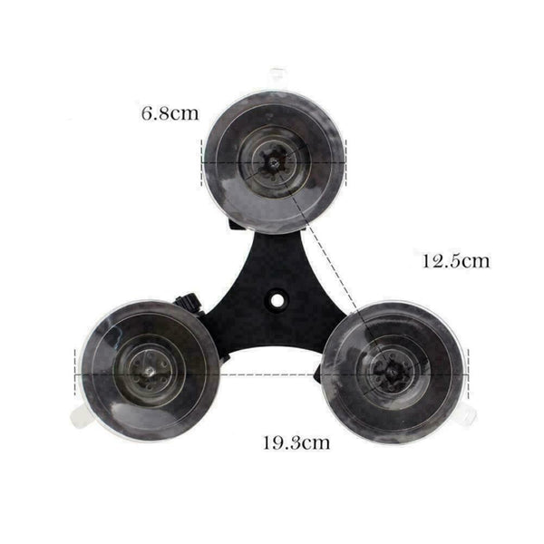 Three Leg Suction Cup Stabilization Bracket Action 360 Hold Camera X3T3 Bra G6X6