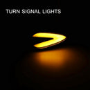 4Pcs Motorcycle Neon Led Turn Signal Indicator Light Led Tail Flashers Lamp
