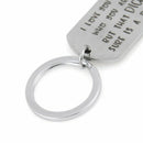 Key Chain For Boyfriend I Love You For Who You Are Creative New Gift Key Ring
