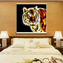 DIY Tiger 5D Diamond Painting Embroidery Cross Stitch Handicrafts Kit Decor