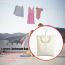 Portable Hanging Storage Organizer Bathroom Oxford Cloth Canvas Clothespin Bag