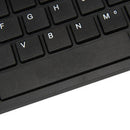 Black Ultra-thin Quiet Small Size 78 Keys Mini Multimedia USB PC Laptop Keyboard