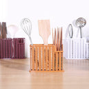 2Pcs/set Rattan Chopsticks Cage 3-Lattice Tableware Drain Holder Newest Useful