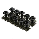 20PCS Motor Body CNC M6 Fairing Bolts Fastener Clips Washes Screw Nut Black