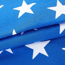 Kids Boys Girls 2Pcs Set Stars Prints O-ring Scarf Neckerchief+Cute Beanies R4E5