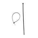 1X(100x Strong Quality Black Cable Ties 100Mm x 2.5Mm-Heavy Duty Heat & Col