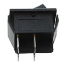 2 Pcs Black 4 Pins DPST On/Off Rocker Switch AC 250V/15A 125V/20A R4J1