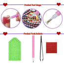 Plant 5D Special Mushroom Shaped Diamond Painting DIY Partial Drill Cross