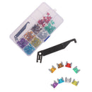 100x Micro Auto Car Low Profile Mini Blade Fuse Kit 3A5A7.5A10A15A 20A25A30A FT