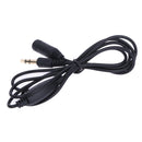 Earphone in Line Volume Control Cable Male to F 3.5mm Stereo Audio Adaptor A