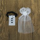 Couple wedding party wine glass decor bride groom tux bridal  toast gift JR
