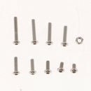 340pcs M3 Alloy Steel Hex Socket Button Head Screws Allen Bolt Nut Kit