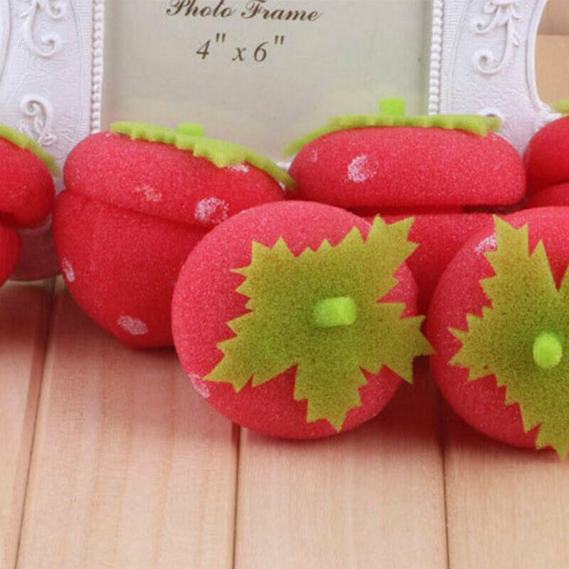 6Pcs Magic Hair Curlers Rollers Curler Soft Sponge Foam Balls Curling RolleS Ew