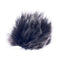 Black Fur Microphone Windshield For Lapel Lavalier Microphone