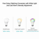 E26 E27 WiFi Smart Light Bulb Dimmable RGBWW APP Voice Control LED Lamps