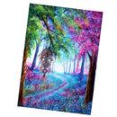 2pcs Full Drill Diamond Painting Cross Stitch Kit Landscape Picture DIY Gift