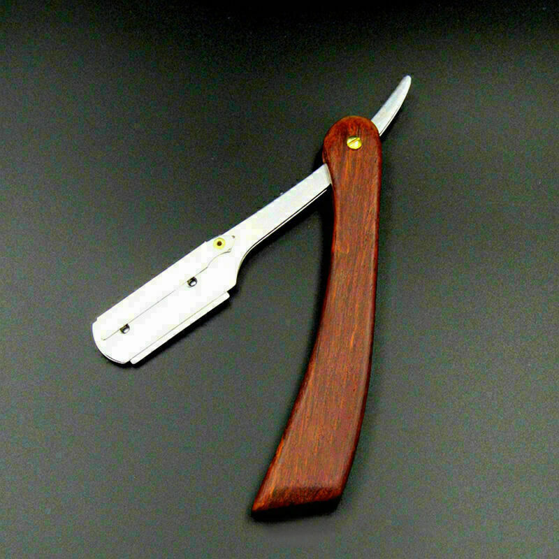 Rosewood Straight Edge Barber Razor Folding Shaving Face Cleaning QA Super A5J0