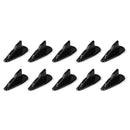 Universal 10X ABS Roof Shark Fins Spoiler Wing Kit Vortex Generator EVO-St PLQ