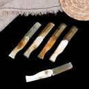 Yak Horn Comb Foldable Pocket Clip Moustache Beard Styling Hairdressing Tools TE