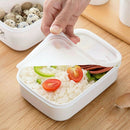 Plastic Refrigerator Fruit Crisper Microwave Oven Lunch Box Rectangular Sma
