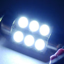 10X White 36MM 5050 6LED SMD Car Auto Interior Festoon Dome Light Lamp Bulb