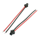 10 Pairs JST SM 2-Pin Male to Female Connector Plug with Wires Cables