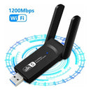 1200Mbps Wireless USB 3.0 5GHz Long Range Dual Band Wifi Adapter Antennas bs