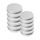 10x 40/100ml Round Aluminium Lip Balm Empty Pot Jar Tin Container Box Case