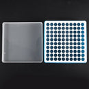 Plastic Square 100 Positions Laboratory 1.5ml Centrifuge Tube Case Box A6Y9