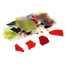 3x 1Oz Dichroic Scraps Film Fusing Glass Confetti COE 90 FOR DIY Microwave Kiln