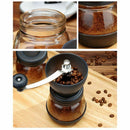 Manual Coffee Grinder with Storage Jar ,Soft brush , Conical Ceramic Burr Q