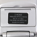 Laptop PC 2.4GHz Wireless Foldable Folding Arch Optical Mouse USB Mice Blue