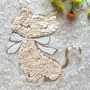 2cats Sequins Sew On Patches for Dress Patch Applique Bag Coat Sweater Crafts SP