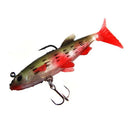 5Pcs Soft Bait Lead Head Fish Lures Bass Fishing Tackle Sharp Hook T Tail N1Q8