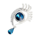 Fashion Angel Tears Eyelash Brooch Unisex Lapel Shirts Badges Ornaments (A) A