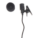 Mini Mic Microphone Case for SmartPhone RecordingPC Clip-on Lapel Microphone M&E