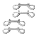 4x  Heavy Duty Double End Snap Trigger Clips Key Holder Carabiner for Keyring