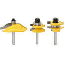 3Pc1/4 Shank Raised Panel Cabinet Door Router Bit Set - 3 Bit Ogee Woodwork